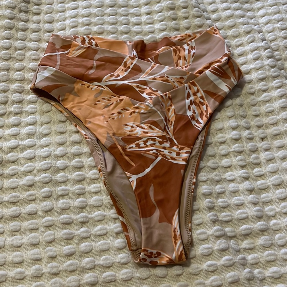 Aerie crossover bikini bottoms size small